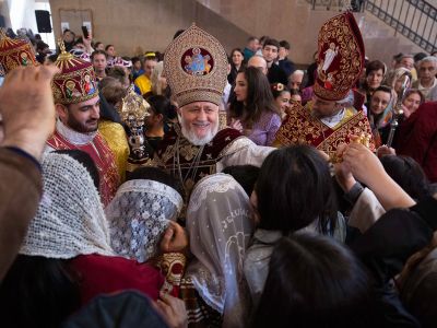 «Հարությունը այնտեղ է, որտեղ տերունավանդ սերն է հաղթանակում»․ Ամենայն Հայոց Կաթողիկոս