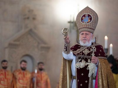 «Հարությունը այնտեղ է, որտեղ տերունավանդ սերն է հաղթանակում»․ Ամենայն Հայոց Կաթողիկոս