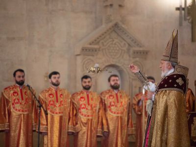 «Հարությունը այնտեղ է, որտեղ տերունավանդ սերն է հաղթանակում»․ Ամենայն Հայոց Կաթողիկոս