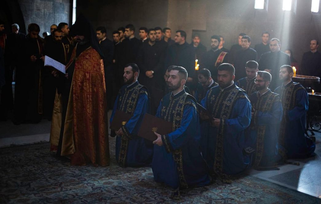 Candidature Service of Deacons was held in the Mother See