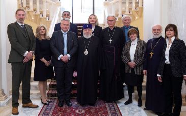 Ամենայն Հայոց Կաթողիկոսն ընդունեց ՄԹ խորհրդարանի Մեծ Բրիտանիա - ՀՀ բարեկամական խմբի անդամներին