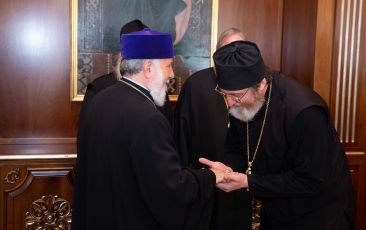 Ամենայն Հայոց Կաթողիկոսը հյուրընկալեց Բառնաուլի և Ալթայի միտրոպոլիտ Սերգիյին