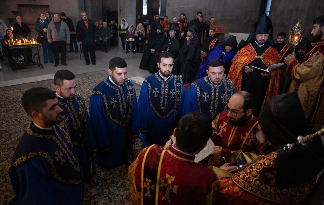 Candidature Service of Deacons was held in the Mother See