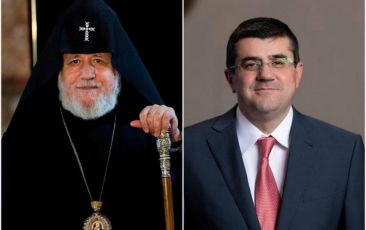 Արայիկ Հարությունյանը հեռախոսազրույց է ունեցել Ն.Ս.Օ.Տ.Տ. Գարեգին Բ Ամենայն Հայոց Կաթողիկոսի հետ
