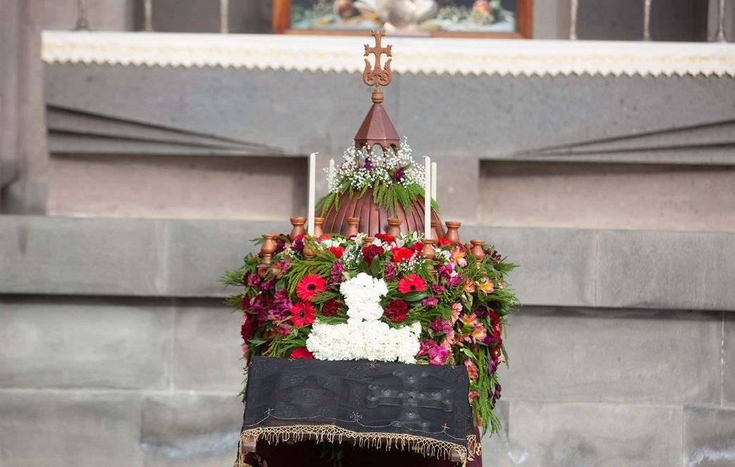 Burial Service in the St. Trdat Open Air Altar of the Mother See of Holy Etchmiadzin