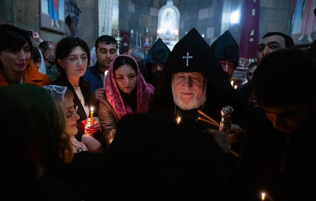 Candlelight Divine Liturgy of the Holy Resurrection in the St. Gayane Monastery