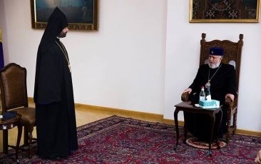 Catholicos of All Armenians Blessed Very Rev. Zakaria Baghumian – Newly Ranked Senior Archimandrite