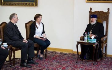 Catholicos of All Armenians Receives Administrator of Diocese of Innsbruck of the Catholic Church