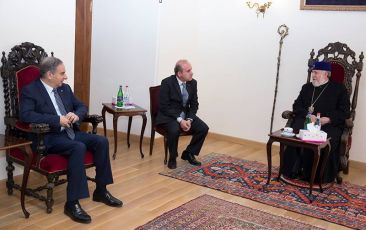 Catholicos of All Armenians Received Lebanese Planning Affairs Minister