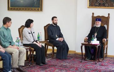Catholicos of All Armenians Received Turpanjian Family of California