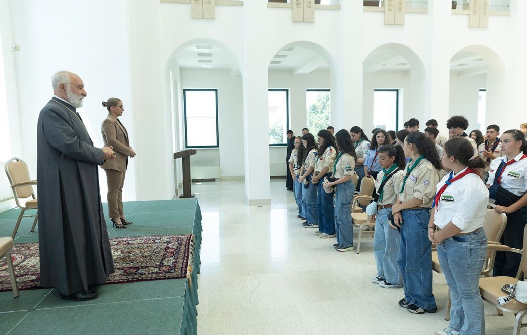 AGBU Scouting Camp Participants Visit the Mother See of Holy Etchmiadzin