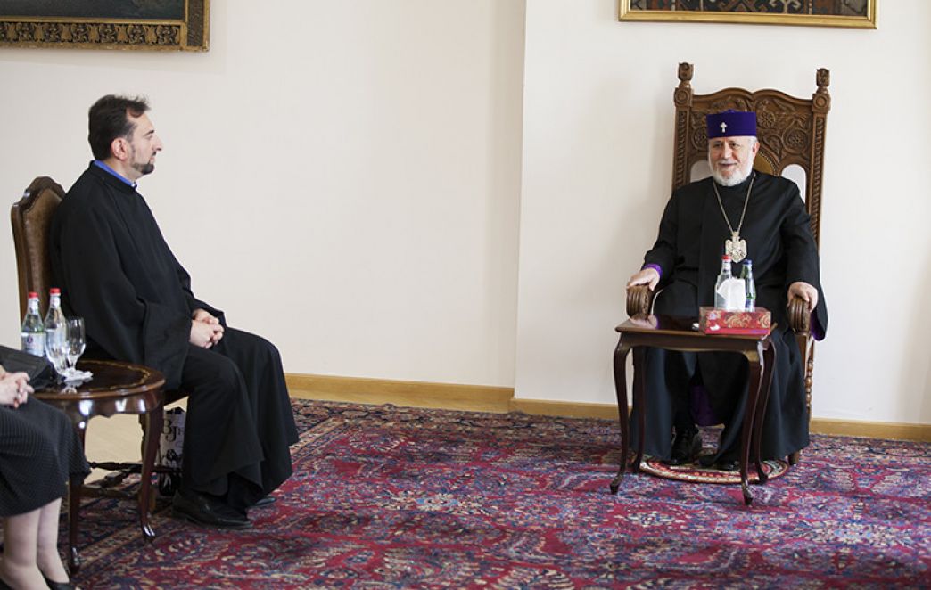Catholicos of All Armenians Received Pilgrims from Eastern Diocese of the Armenian Church of North America