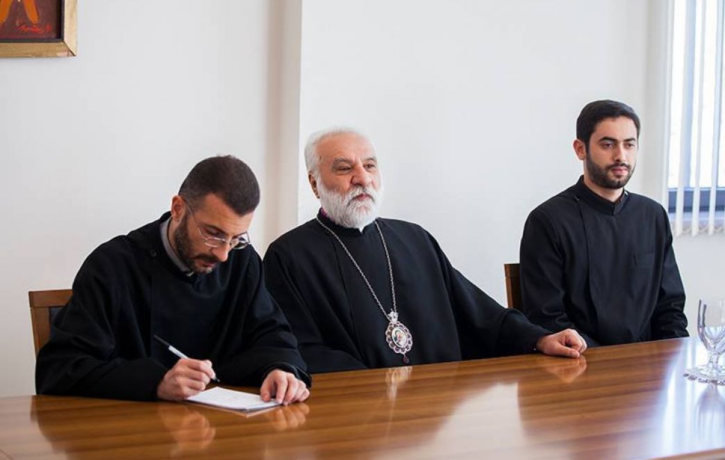 Rector of the University of the Republic of Uruguay Visits Mother See of Holy Etchmiadzin