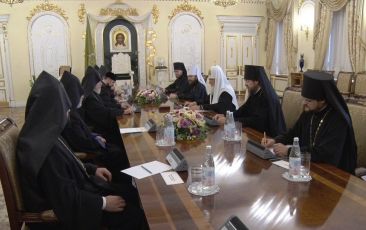 Catholicos of All Armenians Met With the Patriarch of Moscow and All Russia
