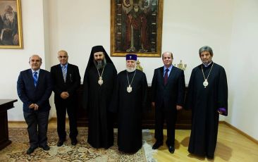 Catholicos of All Armenians Received the Metropolitan of the Archdiocese of Zahle