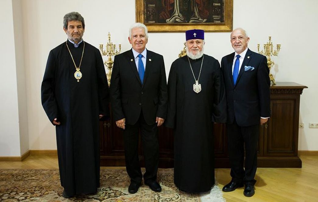 Catholicos of All Armenians Received Congressman Jim Costa