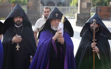 Reliquary of Saint Aristakes the Patriarch Presented at Holy Etchmiadzin