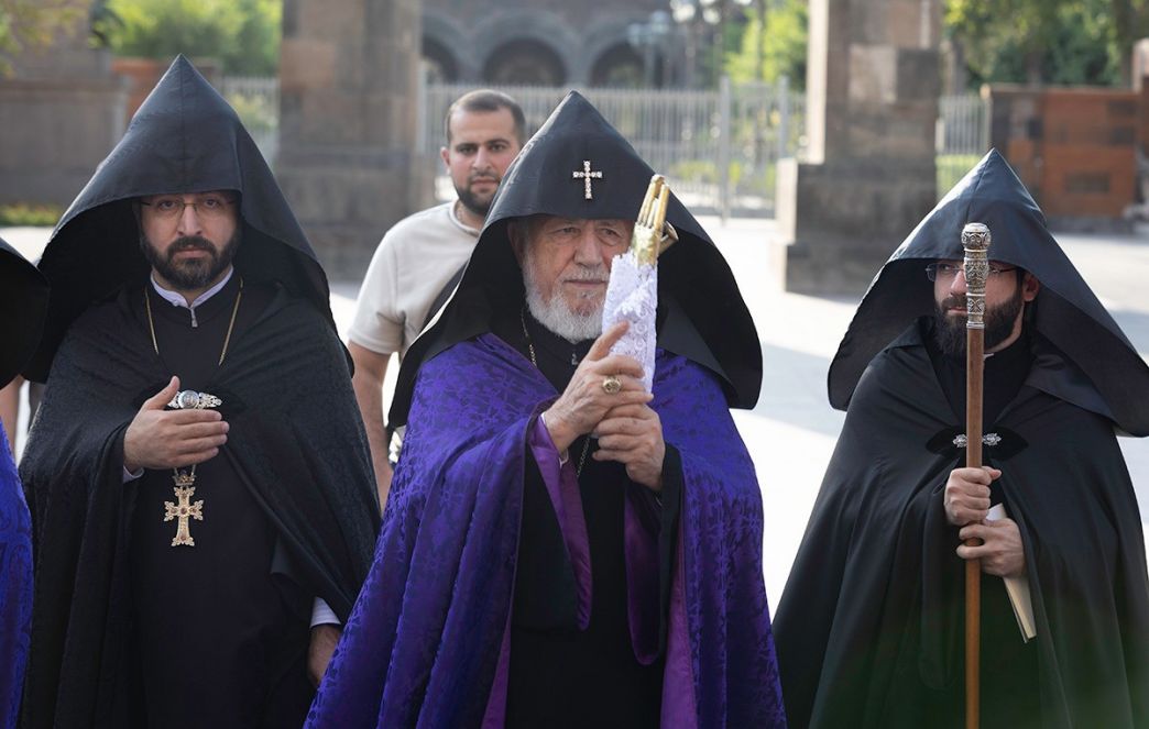 Reliquary of Saint Aristakes the Patriarch Presented at Holy Etchmiadzin