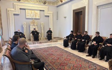 Catholicos of All Armenians Karekin II Receives Delegation from the Catholic University of Eichstätt-Ingolstadt