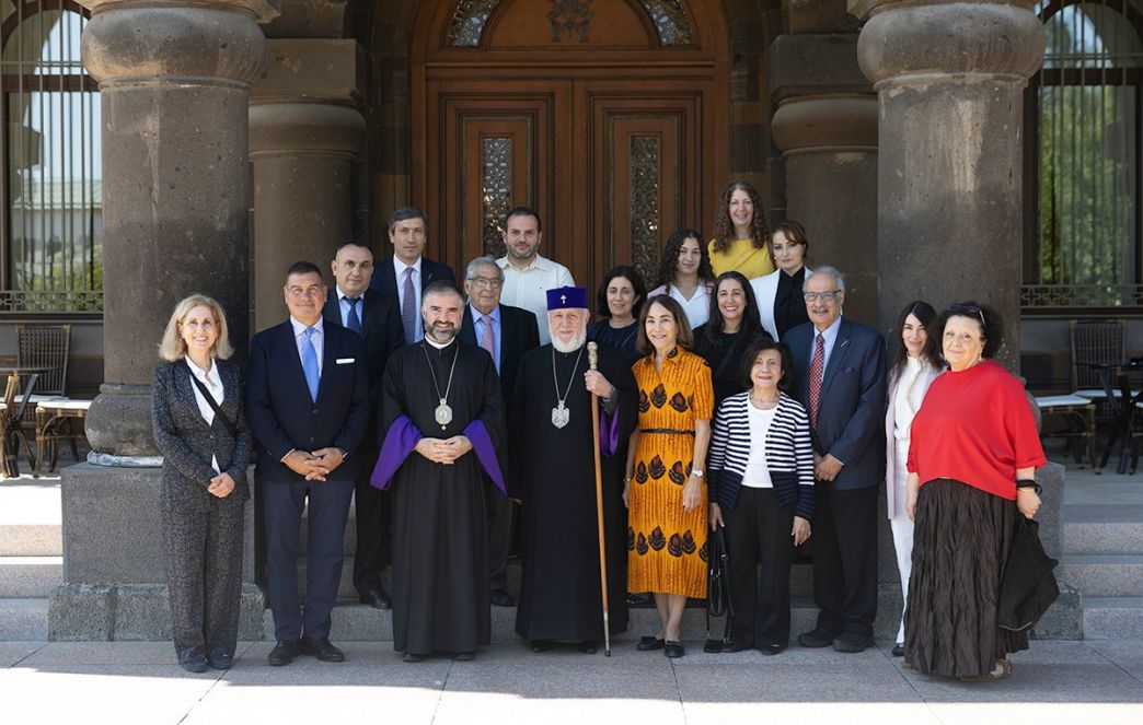 Catholicos of All Armenians Welcomes Members of the Board of Directors of Fund for Armenian Relief