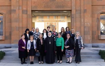Armenian Relief Society Members Visit Mother See of Holy Etchmiadzin