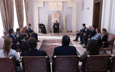 His Holiness Karekin II Meets with Representatives of Argentina’s Legislative Body