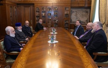 Catholicos of All Armenians Received Delegation of the Evangelical Church in Germany