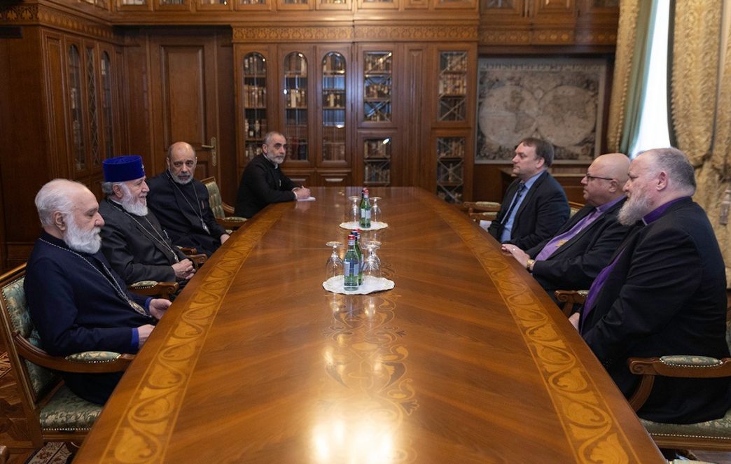 Catholicos of All Armenians Received Delegation of the Evangelical Church in Germany