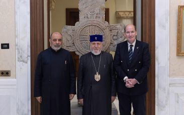 Католикос Всех Армян принял немецкого историка Михаэля Хеземана