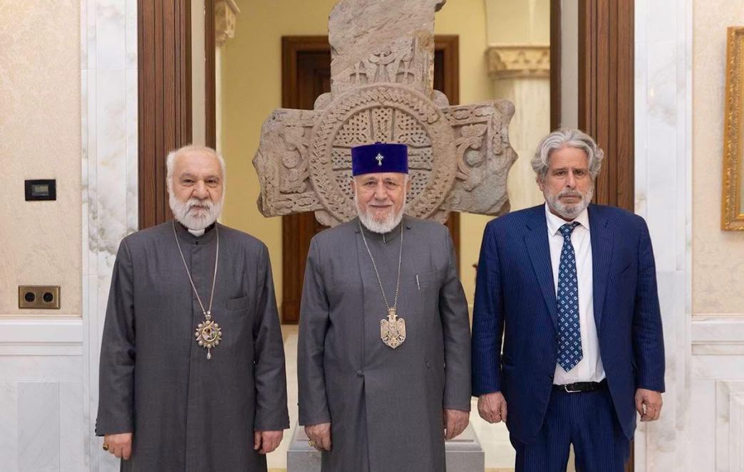 Ամենայն Հայոց Կաթողիկոսն ընդունեց Ռոբերտ Ամստերդամին