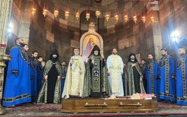 Կատարվեց Տ. Տաթև արքեպիսկոպոս Սարգիսյանի հուղարկավորության արարողությունը