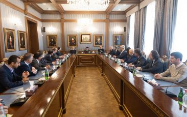 Ամենայն Հայոց Կաթողիկոսն ընդունեց  Իսպանիայից ժամանած պատվիրակությանը