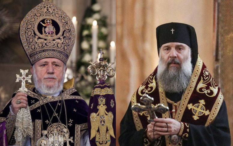 Католикос Всех Армян поздравил новоизбранного Католикоса-Патриарха Грузинской Православной Церкви