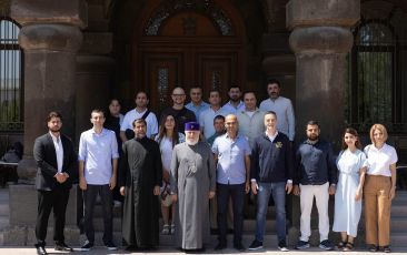 Ամենայն Հայոց Կաթողիկոսն ընդունեց Քրիստոնյա գործարարների միության անդամներին