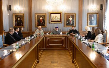 Ամենայն Հայոց Կաթողիկոսն ընդունեց «Եկեղեցիները Մերձավոր Արևելքի խաղաղության համար» կազմակերպության ներկայացուցիչներին