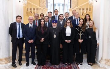 Ամենայն Հայոց Կաթողիկոսն ընդունեց  Արգենտինայից ժամանած պատվիրակությանը
