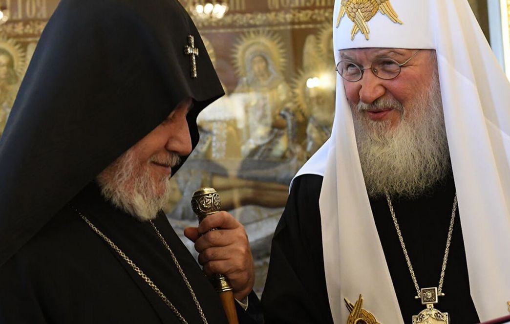 Catholicos of All Armenians Attends Concert Honoring Russian Orthodox Patriarch