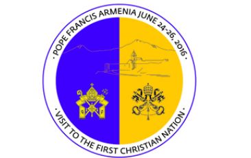 Հաստատվել են Հռոմի Սրբազան Քահանայապետ Ֆրանցիսկոս Պապի Հայաստան այցի կարգախոսը և տարբերանշանը