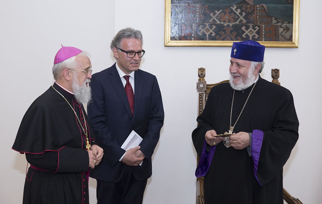 Catholicos of All Armenians Received the Delegation of the Bishop’s Conference of the Catholic Church of Germany