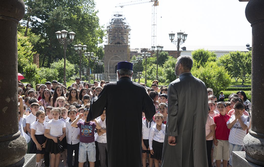 Catholicos of All Armenians Met Schoolchildren of the Sunday School of the Diocese of Armavir