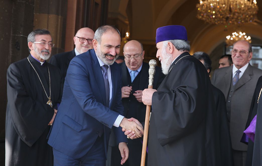 Prime Minister of Armenia Meets with Supreme Spiritual Council Members in the Mother See of Holy Etchmiadzin