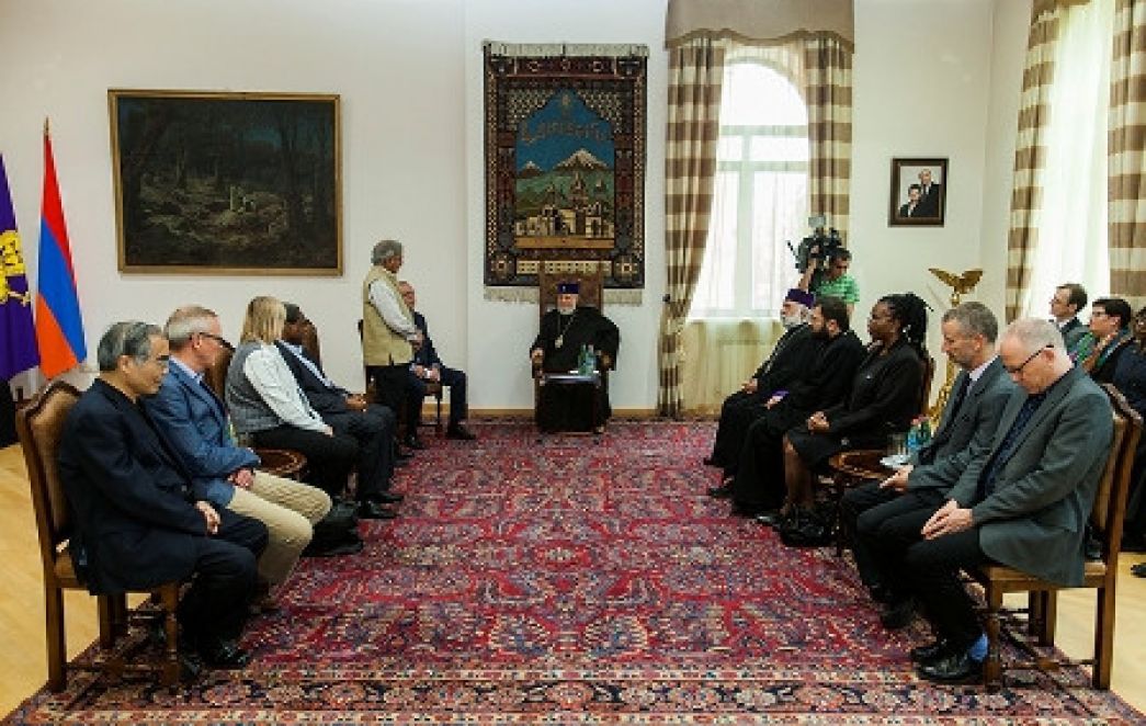 Catholicos of All Armenians Receives Governing Board of Acting Churches Together Alliance (ACT Alliance)