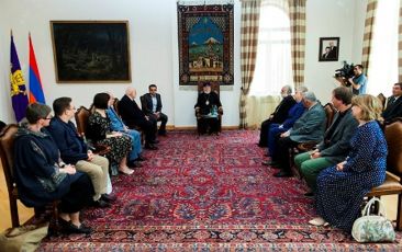Catholicos of All Armenians Received Rector of Moscow State Pedagogical University