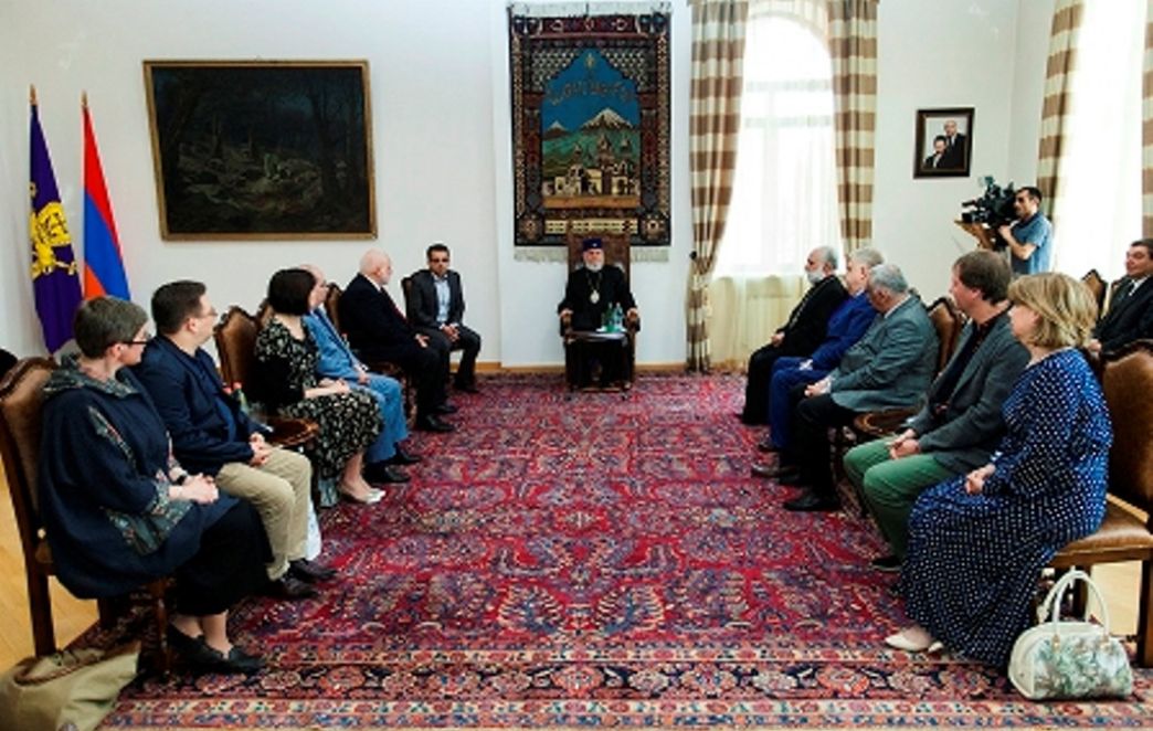 Catholicos of All Armenians Received Rector of Moscow State Pedagogical University