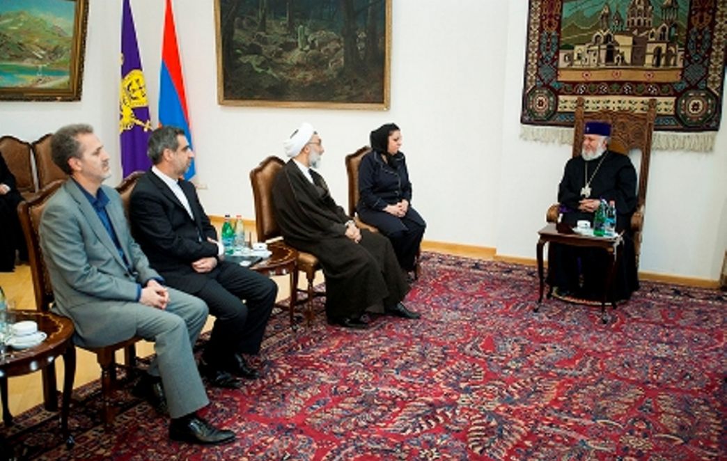 Catholicos of All Armenians Received Iran's Minister of Justice