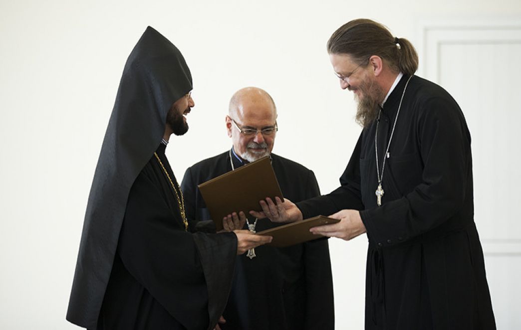 Cooperation Agreement Signed Between the Gevorkian Theological Seminary and St. Vladimir Seminary