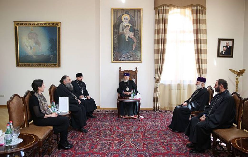 Ամենայն Հայոց Կաթողիկոսն ընդունեց  Ախալքալաքի և Կումուրդոյի միտրոպոլիտին