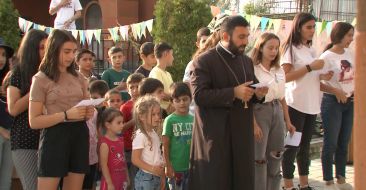Yard Camp in the Holy Mother of God Church in Dashtavan