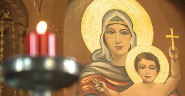 Feast of Assumption at the Holy Mother of God Church in Nork -Marash