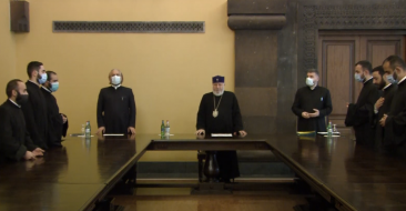 Catholicos of All Armenians Hosted Newly Ordained Priests